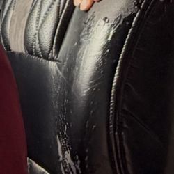 Prestige Limousine Service - Pictures of leather seat shedding