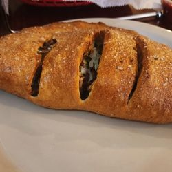 Bourbon House Pizza - Build your own calzone.
