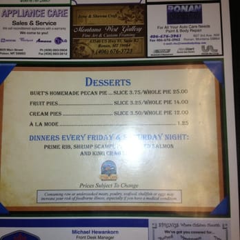Pizza Cafe - Menu - Pizza Near Me - Ronan, Montana Pizza Cafe - Menu - Pizza Near Me - Ronan, Montana