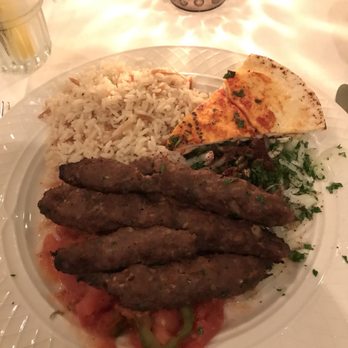 Carousel Restaurant - Khash Khash Kebab Plate - Middle Eastern Near Me - Glendale, California