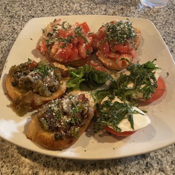 Petrini's San Diego - Appetizer Sampler : Bruschetta, Caponata, and Caprese - Italian Near Me - San Diego, California Petrini's San Diego - Appetizer Sampler : Bruschetta, Caponata, and Caprese - Italian Near Me - San Diego, California