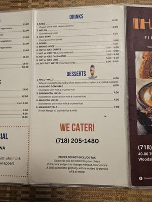 Menu photo 4 Ihawan Woodside, NY
