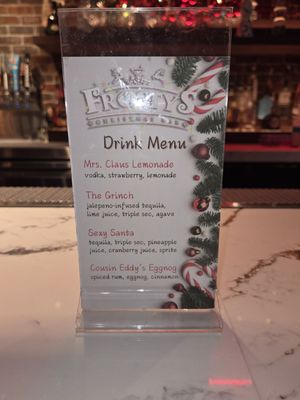 Menu photo 3 Frosty's Christmas Bar Houston, TX