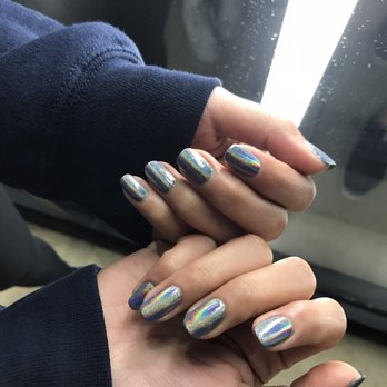 Spa Nails and Hair - I have never left this salon feeling unsatisfied. Kim is the best! Today's choice was holographic nails. - Nail Salons Near Me - Berkeley, California Spa Nails and Hair - I have never left this salon feeling unsatisfied. Kim is the best! Today's choice was holographic nails. - Nail Salons Near Me - Berkeley, California
