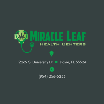 Miracle Leaf - Medical Cannabis Referrals Near Me - Davie, Florida