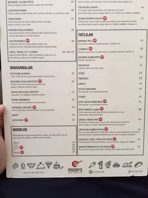 Menu photo 3 Moody's Cafe & Restaurant Istanbul, 34