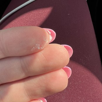 Nail Gloss - I never had my nails done like that, literally the worst place ever. - Nail Salons Near Me - Sterling Heights, Michigan