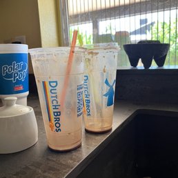 Emptied right into the sink! Come on Dutch Bros you can do better.