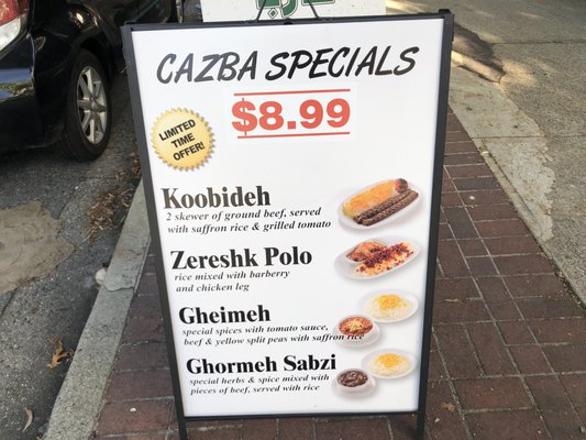 Menu photo 4 Cazba North Vancouver, BC Menu photo 4 Cazba North Vancouver, BC