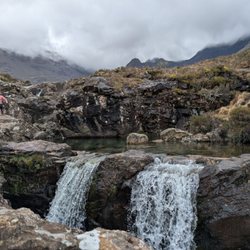 Fairy pools - Some people go swimming in the frigid waters!