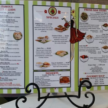 Chicken Salad Chick - Menu - Chicken Shop Near Me - Augusta, Georgia