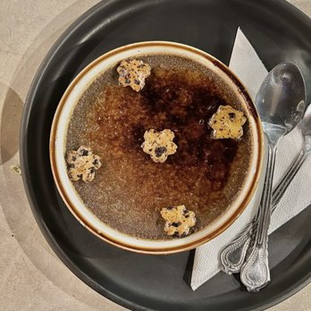 Obake - Hojicha Creme Brulee. Mildly sweet, creamy, and a slight hint of smokiness. Recommend. - Cocktail Bars Near Me - Honolulu, Hawaii