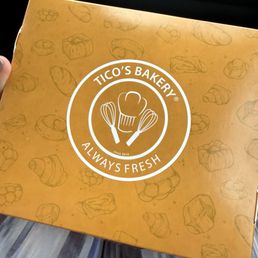 To-go box of delicious croissants