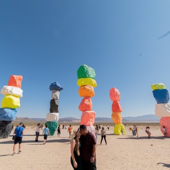 Seven Magic Mountains - Seven Magic Mountains - Public Art Near Me - Las Vegas, Nevada