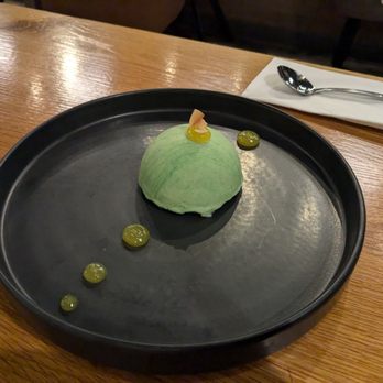 Beyond Sushi - Pandan mousse cake - Vegan Near Me - New York, New York Beyond Sushi - Pandan mousse cake - Vegan Near Me - New York, New York