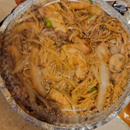 Shrimp Lo Mein Stuffed Lobster