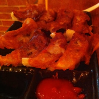 Momi Ramen - Gyoza Dumplings after being cut up - Asian Fusion Near Me - Miami, Florida Momi Ramen - Gyoza Dumplings after being cut up - Asian Fusion Near Me - Miami, Florida