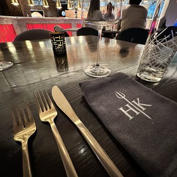 Gordon Ramsay Hell's Kitchen - Gold utensils. - New American Near Me - Miami, Florida