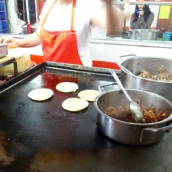 Taqueria Viviana - Watching them make our food