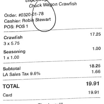 Chuck Wagon Crawfish - I can get cheaper and actually edible crawfish in Jackson, MS from the Crawdad Hole. Bag also VERY light for 3#s... - Cajun/Creole Near Me - Shreveport, Louisiana