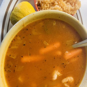 La Pasadita - Shrimp Soup excellent - Mexican Near Me - Dalhart, Texas