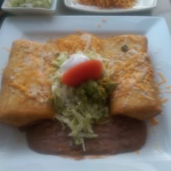 El Tren Grill - Chimichangas were more than I could handle....and I'm a big boy. Very good.