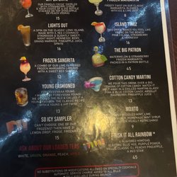 Red Star Cocktail Lounge - Drink Menu