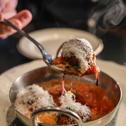 Bill's Restaurant - Risotto Balls with marinara