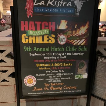 La Ristra New Mexican Kitchen - Hatch Chile Sale 2021 - Mexican Near Me - Chandler, Arizona La Ristra New Mexican Kitchen - Hatch Chile Sale 2021 - Mexican Near Me - Chandler, Arizona