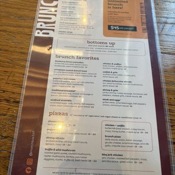 Matchbox - One Loudoun - Brunch menu - New American Near Me - Ashburn, Virginia