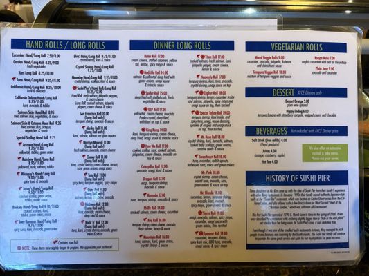 Menu photo 2 Sushi Pier Tahoe Stateline, NV Menu photo 2 Sushi Pier Tahoe Stateline, NV