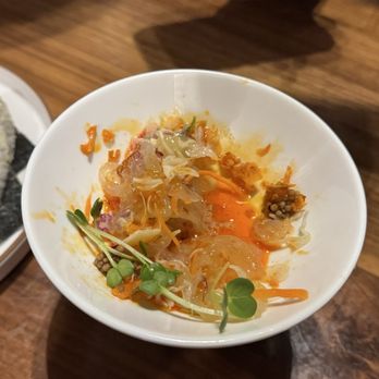 Bansang - Jellyfish salad after we started eating - Korean Near Me - San Francisco, California