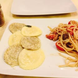 Ittiturismo da Abate - Best ravioli! Also the dried fish that they give you in the little jars is phenomenon!!!!