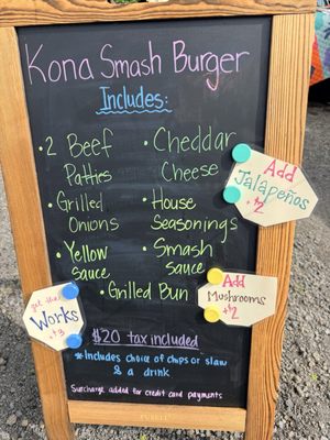 Menu photo 2 Kona Smash Burger Kealakekua, HI Menu photo 2 Kona Smash Burger Kealakekua, HI