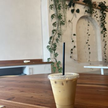 Futura Coffee Roasters - 12 oz iced oat milk latte - Coffee Roasteries Near Me - Portland, Oregon Futura Coffee Roasters - 12 oz iced oat milk latte - Coffee Roasteries Near Me - Portland, Oregon