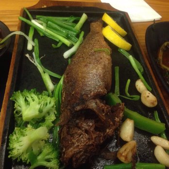 Byung Chun Soondae - (Overly) grilled fish - Korean Near Me - Flushing, New York Byung Chun Soondae - (Overly) grilled fish - Korean Near Me - Flushing, New York