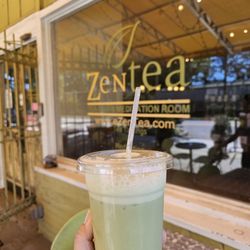 ZenTea - Rose matcha latte was so good