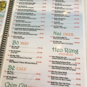 Bien Hen Restaurant - Menu 6/2018 - Seafood Near Me - Westminster, California Bien Hen Restaurant - Menu 6/2018 - Seafood Near Me - Westminster, California