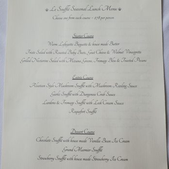 Le Souffle - Menu - French Near Me - Carmel-by-the-Sea, California Le Souffle - Menu - French Near Me - Carmel-by-the-Sea, California
