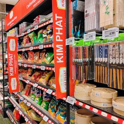 IGA Louise Ménard - They have an Asian foods section selling items from Kim Phat.