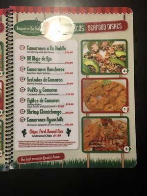 Menu photo 3 Taqueria La Salsa Carson City, NV