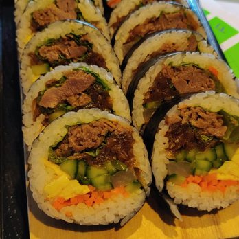 Cafe Orange - Delicious bulgogi kimbap! - Desserts Near Me - Garden Grove, California