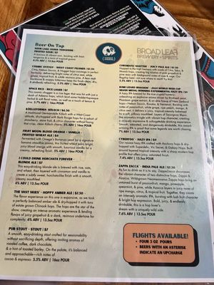 Menu photo 1 Broad Leaf Brewery & Spirits Kentwood, MI Menu photo 1 Broad Leaf Brewery & Spirits Kentwood, MI