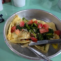The Ranch House & Coffee Shop - Veggie omelet at Ranch House, Van Buren