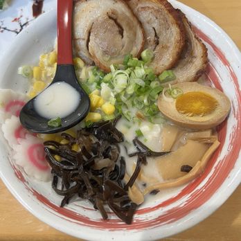 Sakura Hawaii BBQ & Ramen - Tonkotsu Ramen with pork belly - Hawaiian Near Me - Columbus, Ohio Sakura Hawaii BBQ & Ramen - Tonkotsu Ramen with pork belly - Hawaiian Near Me - Columbus, Ohio