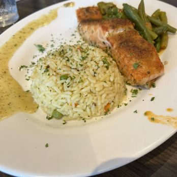 Taso's Greek Taverna - Salmon Platter - Greek Near Me - Delray Beach, Florida