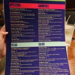 Quatro's - Brass Monkey Menu (next door-assuming same owners)