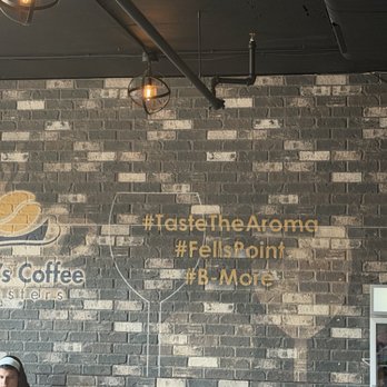 Adee's Coffee Roasters - Really cool wall when you walk in - Cocktail Bars Near Me - Baltimore, Maryland