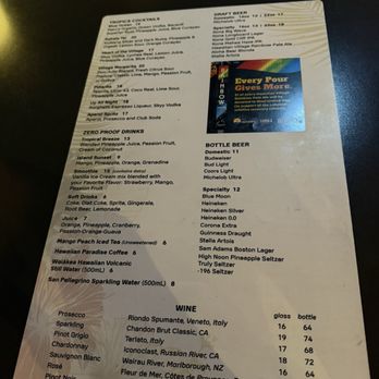 Tropics Bar & Grill - Drink menu - Bars Near Me - Honolulu, Hawaii Tropics Bar & Grill - Drink menu - Bars Near Me - Honolulu, Hawaii