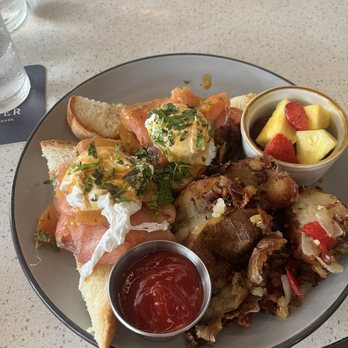 Daily Gather - Smoked Salmon Benedict - Breakfast & Brunch Near Me - Houston, Texas Daily Gather - Smoked Salmon Benedict - Breakfast & Brunch Near Me - Houston, Texas